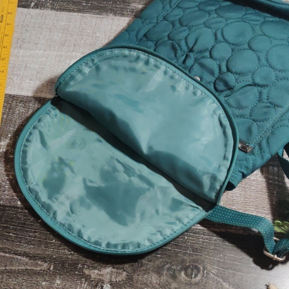 Thirty-one teal quilted cross body bag - Picture 6 of 8